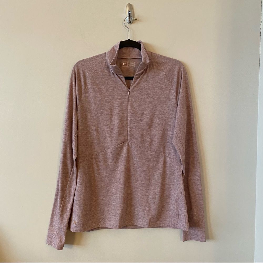10Tree - InMotion 1/4 Zip Women's Sport Long Sleeve Top